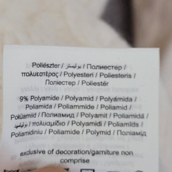 NWT Vero Moda Womens Cable Knit Sweater Medium Cream Polyester Polyamide  JPT - Picture 5 of 8